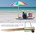 MILIMOLI Beach Umbrella Sand Anchor - Outdoor Umbrella Base - Flag Pole Holder - Use in Soil, Sand,Lawn