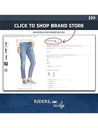 riders by lee indigo Moderna colección femenina Skinny recortada Denim Jean con dobladillo de corte