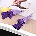 Tassel Dangle Threader Drop Earrings Ear Studs Layered Fringe Thread Hoops Linear Tribal Charms Jewelry Purple Tone