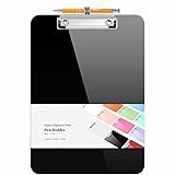 Sooez Plastic Clipboard with Pen