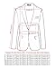 VOBAGA Men's Slim Fit Casual One Button Jacket Wine Red M