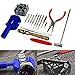 Watch Jewelry Repair Tool Kit, TFSeven Professional 16Pcs Repair Tool Set with Back Opener Band Pin Strap Link Remover with Hammer Screwdrivers Wrench Cutter Spring Bar for Men Women Kids Wristwatch