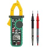 Digital Clamp Meter, LIUMY Auto-Ranging AC/DC Clamp Multimeter with NCV, Work Light/ Memory peak, Non- contact Voltages/ Frequency/ Resistance/ Capacitance/ Connections/ Diodes and Temperature