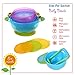 Baby Bowls, Kaptron Set of 3 Suction Baby Feeding Bowls Set with Food Masher, Spoon and Fork, Feeding bowls for toddlers - 3 sizes FDA Approved BPA Free Stackable Spill Proof Suction Bowls with Lids