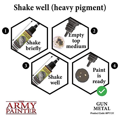 Army Painter ARM01131 Army Painter Paint Metallics: Gun Metal – Bild 6