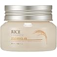 The Face Shop Rice Ceramide Moisturizing Cream - Rice Extract + Rice Bran Oil - Hydrating Targets Dryness, Brightening - Derm