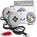2 Pack SNES Super Controller, iNNEXT Retro USB Super Classic Controller PC Mac Linux Raspberry Pi 3 Steam Sega Genesis Higan (Multicolored Keys)thumb 1