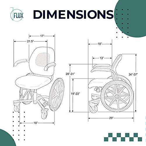 Daily Indoor Wheelchairs for Adults (Standard) FLUX SlimLine Narrow