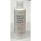 BurelPharma Benzoyl Peroxide Topical Face Wash 5% Acne Medication 5oz, 1 Count (Pack of 1)