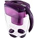 MAVEA 1005727 Elemaris XL 9-Cup Water Filtration Pitcher, Eggplant