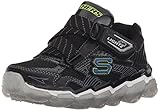 Skechers Kids Skech Air Light Up Sneaker (Toddler), Black, 8 M US Toddler