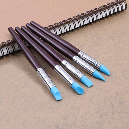 Wartoon 24Pack Sculpting Tools with Reusable Pouch for Polymer Clay Pottery Ceramic Art Craft