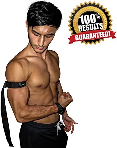 Occlusion Bands - Gain Muscle with Light Weights while training! Focus on Volume, and Watch the Muscles Pump and Growth - Quick-Release Buckle - Comes with Two Bands!