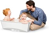 Stokke Flexi Bath X-Large Foldable Baby Bath White Newborn to 21kg view 5