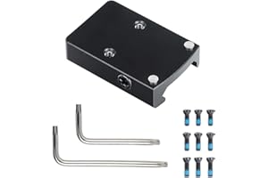 ohhunt Optics Picatinny Mount Compatible with holosun 407C/507C/508T and for RMR Footprint Red Dot