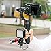 Ulanzi PT-3 Triple Cold Shoe Gimbal Microphone Mount Extenstion Bar, w 1/4 inch Adapter Video Light Microphone Mount Compatible for Zhiyun Smooth q 4 Feiyu DJI Gimbal Stabilizer