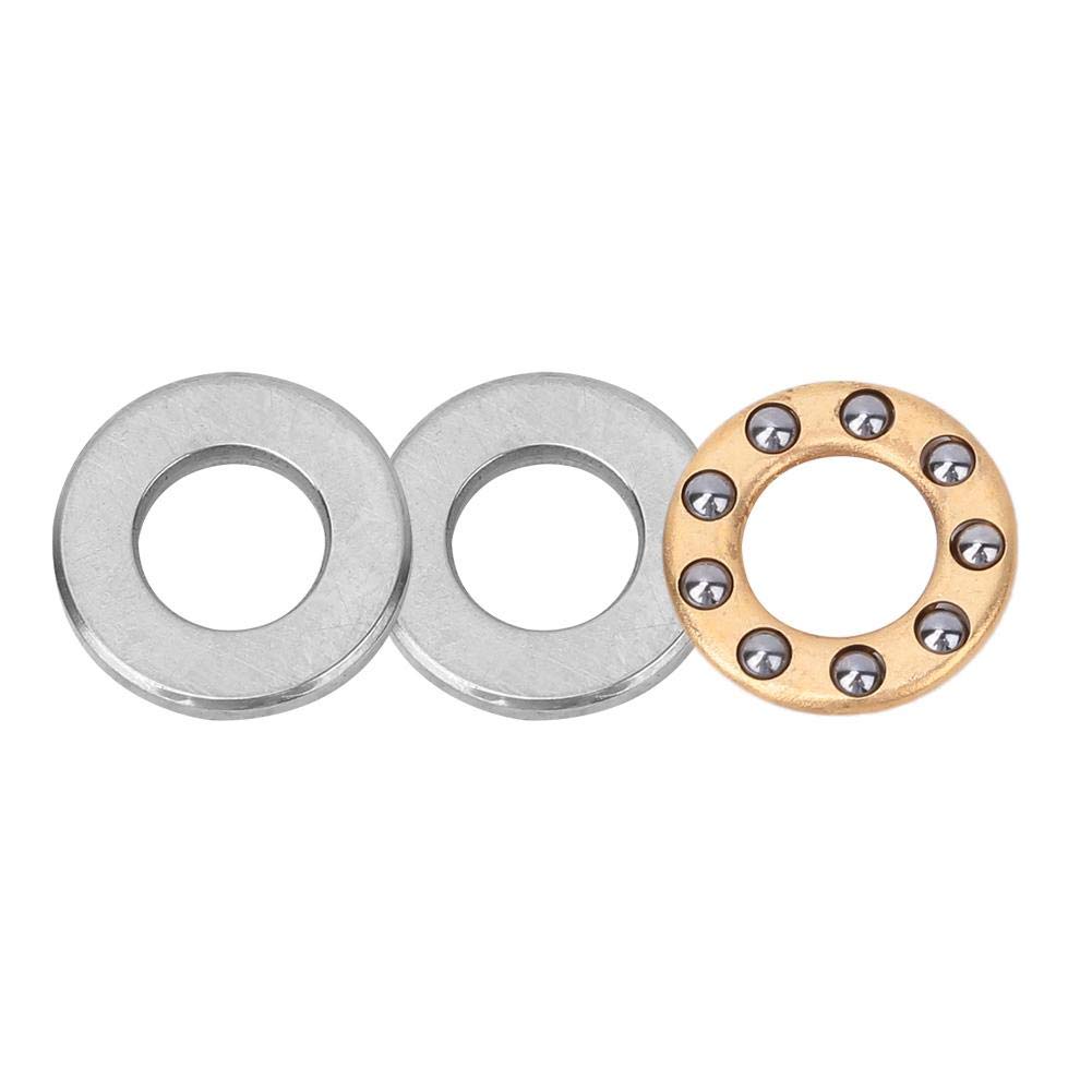 10pcs Thrust Ball Bearing Bearing steel Miniature High Precision Flat Steel Bearings Set Plane Thrust Ball Bearing(F5-12M 5 * 12 * 4mm) - Image 3