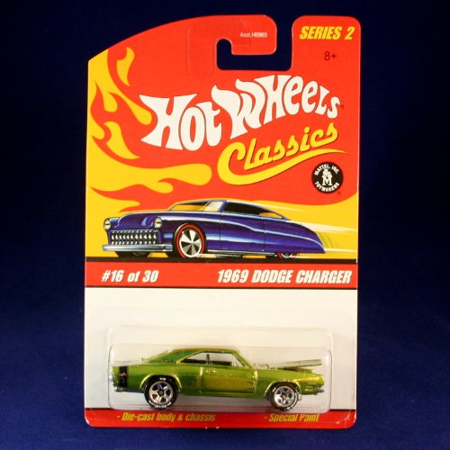 1969 DODGE CHARGER (GREEN) 2005 Hot Wheels Classics 1:64 Scale SERIES 2 Die Cast Vehicle