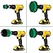 HIWARE 4 Pcs Drill Brush - White