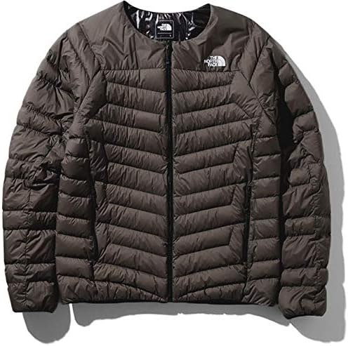 Amazon Co Jp The North Face ノースフェイス サンダーラウンドネックジャケット Ny Ny313 Ny313 ノーカラージャケット ライトダウンジャケット メンズ Xl Brown Wm 服 ファッション小物