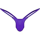 Evankin Men's Underwear See Through Sexy Jock Straps Underpants U-shaped Pouch T-shaped Pants Fun Underwear