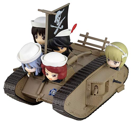 Pair-Dot Girls und Panzer Mk.IV Tank Ending Ver. Figure NEW