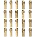Breynet Brass Dremel Collet Bit Set For Dremel Rotary Tool, Drill Chucks Collet Bits 0.5-3.2mm Shank 20pcs