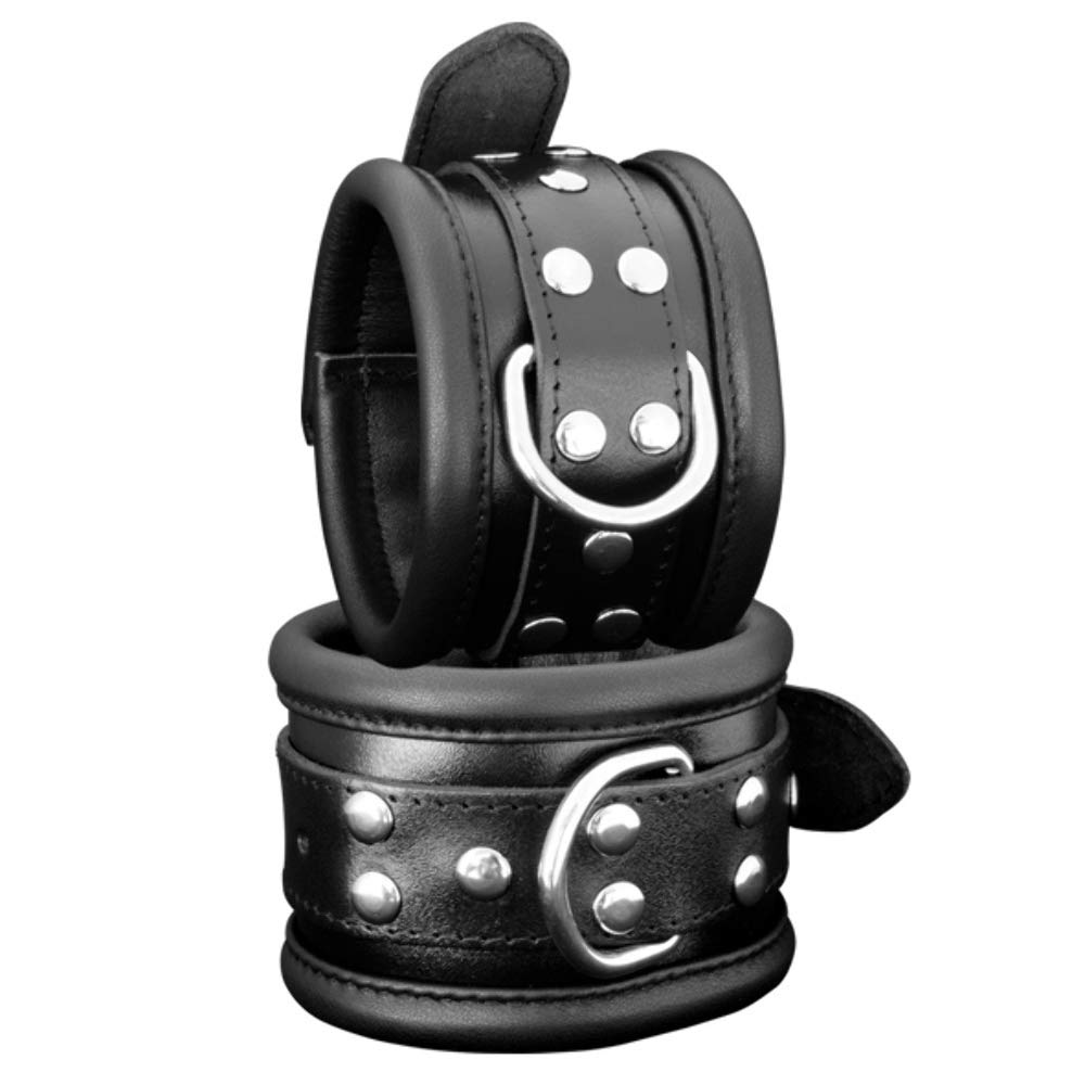 Kiotos Anklecuffs, 6.5 cm, Black