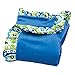 Trend Lab Waverly Solar Flair Ruffle Trimmed Receiving Blanket, Blue/Green
