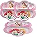 zak Disney Princess Divided Child Plate (Quantity of 3)