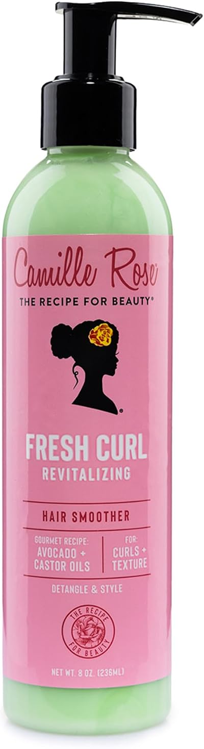 Camille Rose Fresh Curl Styling Cream & Detangler Gel Avocado Castor Oil 240ml