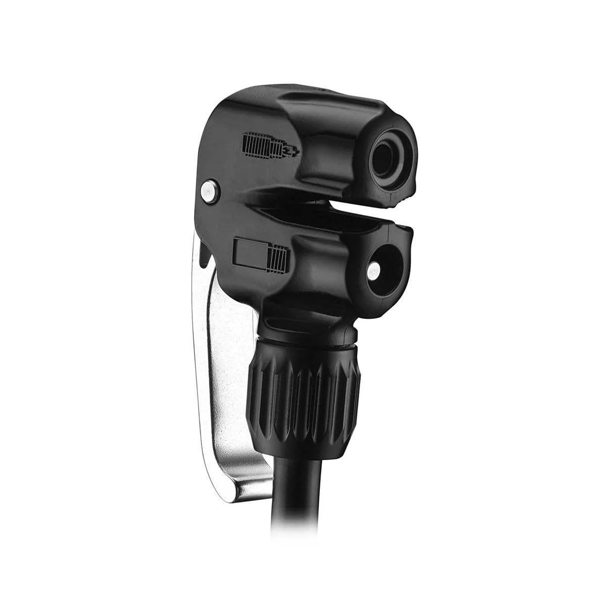 Lezyne Pump Head Slip-Fit Dual, Black 1-Dual-V104