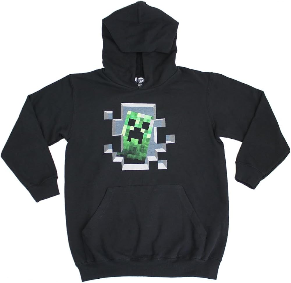 Boys Minecraft Hoody | Boys Mine Craft Hoodie | CREEPER | Age 9 to 11 ...