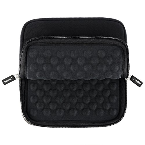 Pawtec External USB CD DVD Blu-Ray & Hard Drive Neoprene Shockproof Protective Storage Carrying Sleeve Case with Extra Storage Pocket for Apple SuperDrive LG ASUS Buffalo Samsung Pioneer Drives