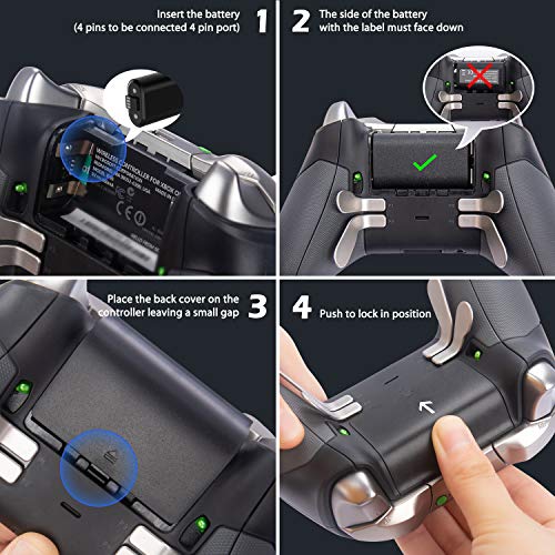 2 Controller+Battery+YCCTEAM+Charger+Rechargeable