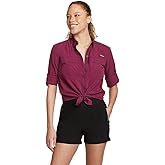 Eddie Bauer Women's UPF Guide Long-Sleeve Shirt, Port, XX-Large
