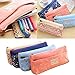 Start Lovely Portable Multi-Fuctional Double Zipper Pencil Case Pen Bag