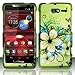 For Motorola Droid RAZR M 4G LTE XT907 (Verizon) Rubberized Design Cover - Hawaiian Flowers