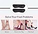 Premium Leather Heel Pads Grips Cushion Liners Inserts for Shoes Too Big,Unisex Prevent blisters，Shoe Filler Improved Shoe Fit and Comfort, 2 Pairs Black(0.35 inch Thicker)