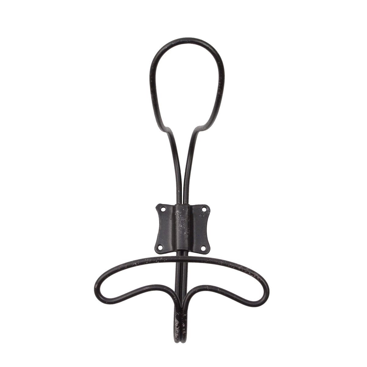 TreasureGurus Antique Style Metal Wire Wall Mount Coat Rack Hat Hook