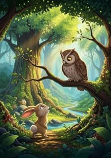 Livro O Coelho e a Coruja: Sabedoria na Floresta (Amigos da Floresta)