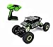 2.4Ghz 1/18 RC Rock Crawler Vehicle Car 4 WD High Speed Remote Control Monster Off Road Truck RTR (Green)
