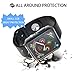 [2 Pack] Misxi Black Case Compatible with Apple Watch Series 5 / Series 4 Screen Protector 44mm, 2019 New iwatch Cover TPU Overall Protective Case for Series 5/4 44mm (1 Black +1 Transparent)