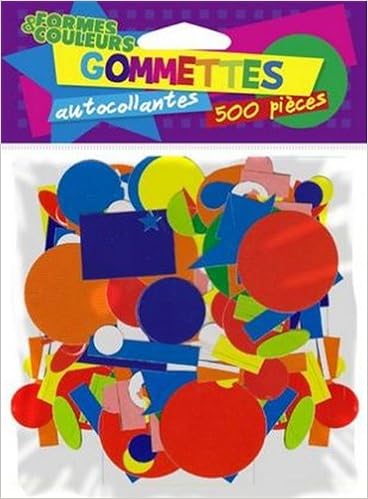 Gommettes Maternelle Formes Et Couleurs 500 Pieces Amazon Fr Cerise Bleue Livres