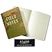 A6 Notebooks - Kitbag Field Notes - Pack of 2 - Each = 80 Pages - Size 5.8 x 4.1'