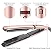 Flat Iron For Hair – Professional Ceramic Tourmaline Hair Straightener and Curler with 8 Adjustable Temp & Digital Controls for All Hair Types, 2 in 1 Straightens & Curls By Duomishu (Rose Gold)thumb 3