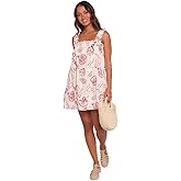Petal & Pup Womens Elena-mini-Dress-red-Lobster