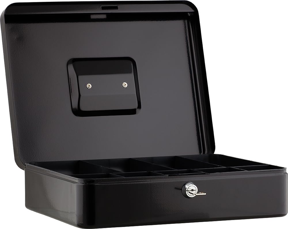 Sax Cash Box B 30 x H 9 x T 24 cm Black