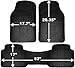 Motorup America Auto Floor Mats (Set of 4) - Fits Select Vehicles Car Truck Van SUV Gray