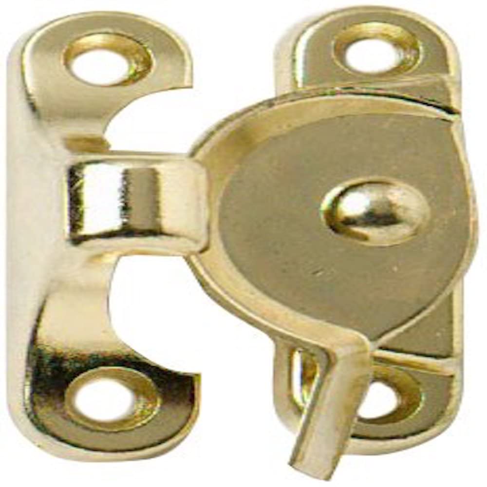 Merriway® BH01749 EB Sash Window Fitch Fastener Lock - Brass Plated